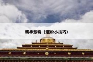 新手涨粉（涨粉小技巧）