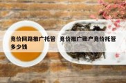 竞价网路推广托管  竞价推广账户竞价托管多少钱