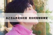 自己怎么弄竞价托管  竞价托管哪家便宜