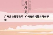 广州竞价托管公司  广州竞价托管公司有哪些