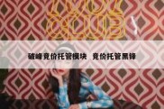 破峰竞价托管模块  竞价托管黑锋