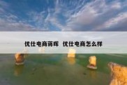 优仕电商蒋晖  优仕电商怎么样