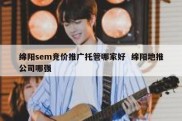 绵阳sem竞价推广托管哪家好  绵阳地推公司哪强