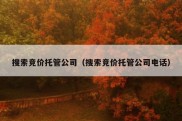 搜索竞价托管公司（搜索竞价托管公司电话）