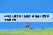 绵阳竞价托管哪个品牌好  绵阳竞价托管哪个品牌好点
