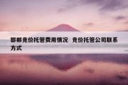 邯郸竞价托管费用情况  竞价托管公司联系方式