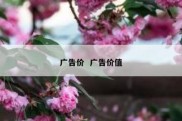 广告价  广告价值