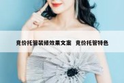 竞价托管装修效果文案  竞价托管特色
