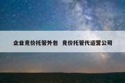 企业竞价托管外包  竞价托管代运营公司
