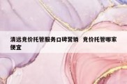 清远竞价托管服务口碑营销  竞价托管哪家便宜