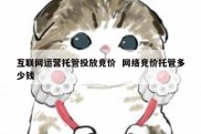 互联网运营托管投放竞价  网络竞价托管多少钱