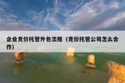 企业竞价托管外包流程（竞价托管公司怎么合作）