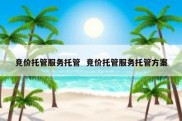 竞价托管服务托管  竞价托管服务托管方案