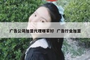 广告公司加盟代理哪家好  广告行业加盟