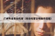 广州专业竞价托管（竞价托管公司操作流程）