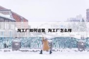 淘工厂如何运营  淘工厂怎么样