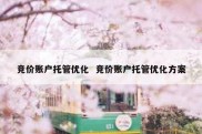 竞价账户托管优化  竞价账户托管优化方案