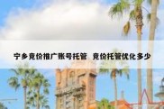 宁乡竞价推广账号托管  竞价托管优化多少