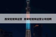 西安短视频运营  西安短视频运营公司招聘