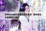 深圳sem竞价托管公司怎么样  深圳竞价托管哪家公司好