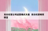 竞价托管公司运营模式方案  竞价托管哪家便宜