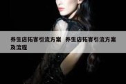 养生店拓客引流方案  养生店拓客引流方案及流程