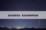竞价托管竞价  竞价托管如何托管