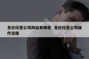 竞价托管公司网站有哪些  竞价托管公司操作流程