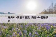 商务ktv获客与引流  商务ktv营销技巧