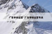 广告审核运营  广告审核运营专员