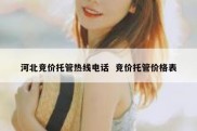河北竞价托管热线电话  竞价托管价格表