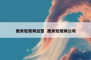 西安短视频运营  西安短视频公司