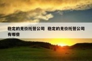 稳定的竞价托管公司  稳定的竞价托管公司有哪些