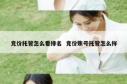 竞价托管怎么看排名  竞价账号托管怎么样