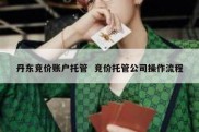 丹东竞价账户托管  竞价托管公司操作流程