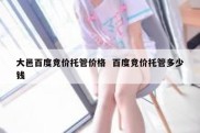 大邑百度竞价托管价格  百度竞价托管多少钱