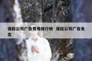保险公司广告费用排行榜  保险公司广告支出