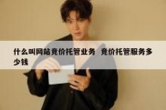 什么叫网站竞价托管业务  竞价托管服务多少钱