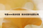 句容sem竞价托管  竞价托管代运营公司