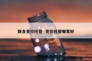 联合竞价托管  竞价托管哪家好