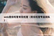sem竞价托管竞价托管（竞价托管专业团队）
