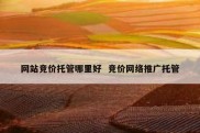 网站竞价托管哪里好  竞价网络推广托管