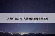 大舜广告公司  大舜投资管理有限公司