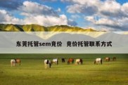 东莞托管sem竞价  竞价托管联系方式