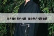高青竞价账户托管  竞价账户托管收费