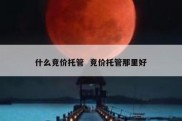 什么竞价托管  竞价托管那里好