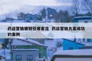 药店营销策划引爆客流  药店营销方案成功的案例