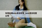 东莞石碣sem竞价托管  sem竞价托管公司