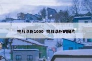 挑战涨粉1000  挑战涨粉的图片