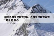 湖南百度竞价托管团队  百度竞价托管首荐1号总管 放心